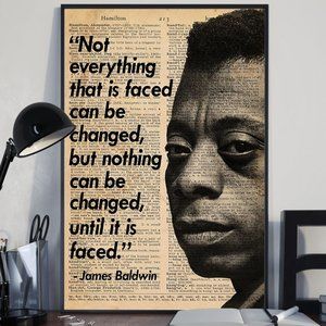 James Baldwin Quotes Dictionary Prints